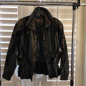Vintage leather & suede jacket